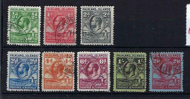 Image of Falkland Islands SG 116/23 FU British Commonwealth Stamp